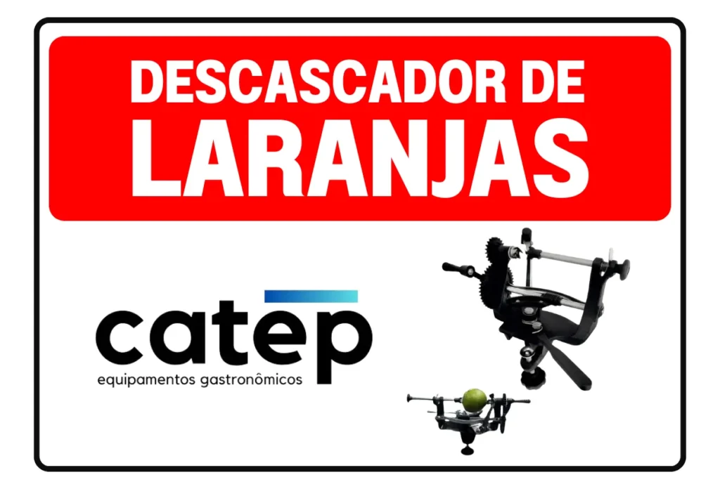 Descascador de laranjas: como fazer suco de laranja natural e refrescante utilizando o descascador manual 1 Descascador de laranjas removendo a casca da fruta com precisão e sem desperdício.